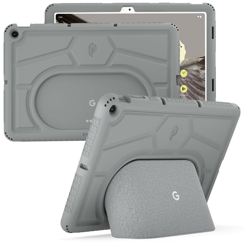 Poetic TurtleSkin Series for Google Pixel Tablet Case 11 inch 2023 Heavy Duty Shockproof Rugged Kids Friendly Drop Protection Silicone Cover Case Hazel - Image 2