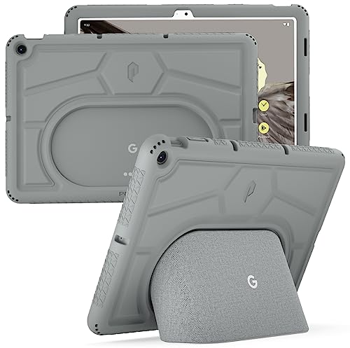 Poetic TurtleSkin Series for Google Pixel Tablet Case 11 inch 2023 Heavy Duty Shockproof Rugged Kids Friendly Drop Protection Silicone Cover Case Hazel - Image 1