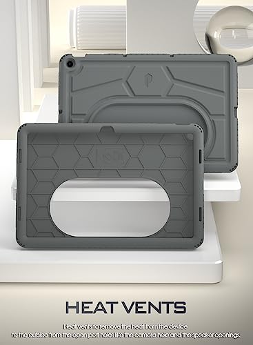 Poetic TurtleSkin Series for Google Pixel Tablet Case 11 inch 2023 Heavy Duty Shockproof Rugged Kids Friendly Drop Protection Silicone Cover Case Hazel - Image 3