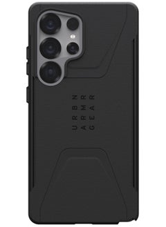 Urban Armor Gear UAG Civilian MagSafe for Samsung Galaxy S25 ULTRA Case Cover [20 Feet Drop tested] - Black  - Image 4
