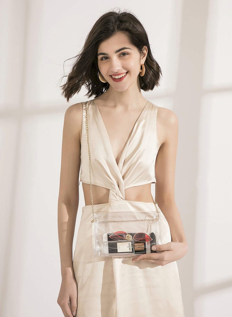 Excefore Clear Purse Gift for Women Crossbody Bag Cute Sports Concert Prom Party Present - Image 3