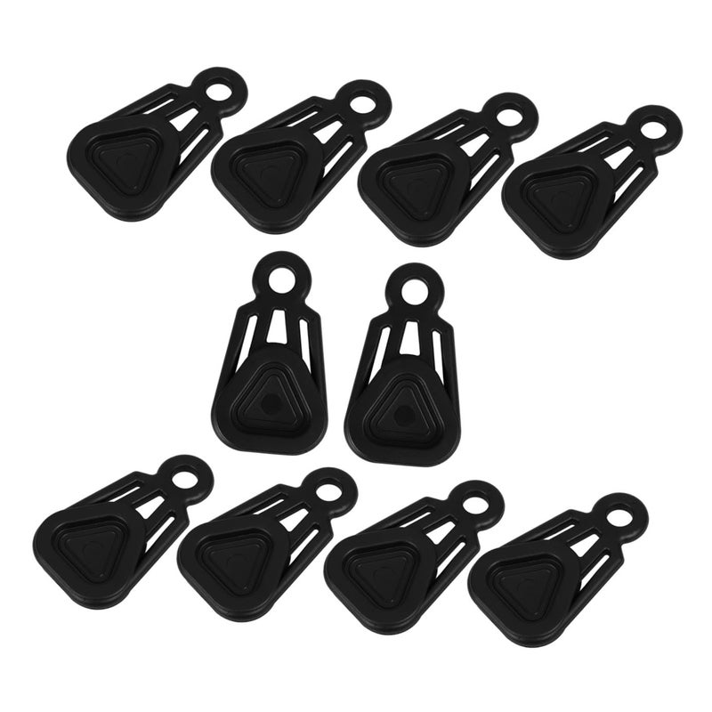 Heavy Duty 10 Pack Tent Awning Clips for Tarp Camping Hiking Outdoor Easy Install - Image 2