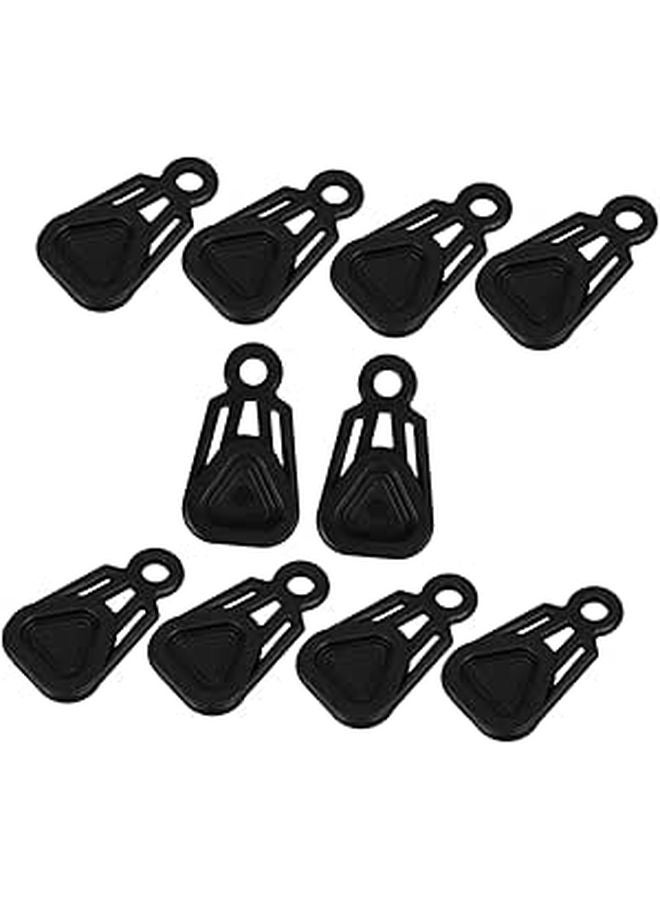 Heavy Duty 10 Pack Tent Awning Clips for Tarp Camping Hiking Outdoor Easy Install - Image 1