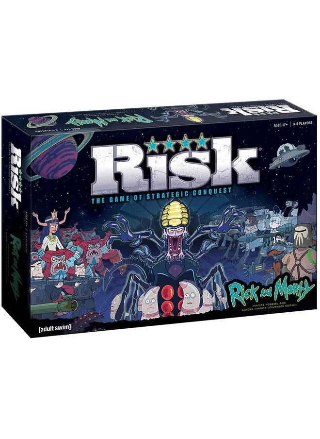 USAopoly Risk Rick And Morty Risk Game ; Based On The Popular Adult Swim Tv Show Rick & Morty ; Official Rick And Morty Merchandise ; Classic Risk Board Game Themed For Rick Morty Series  - Image 4