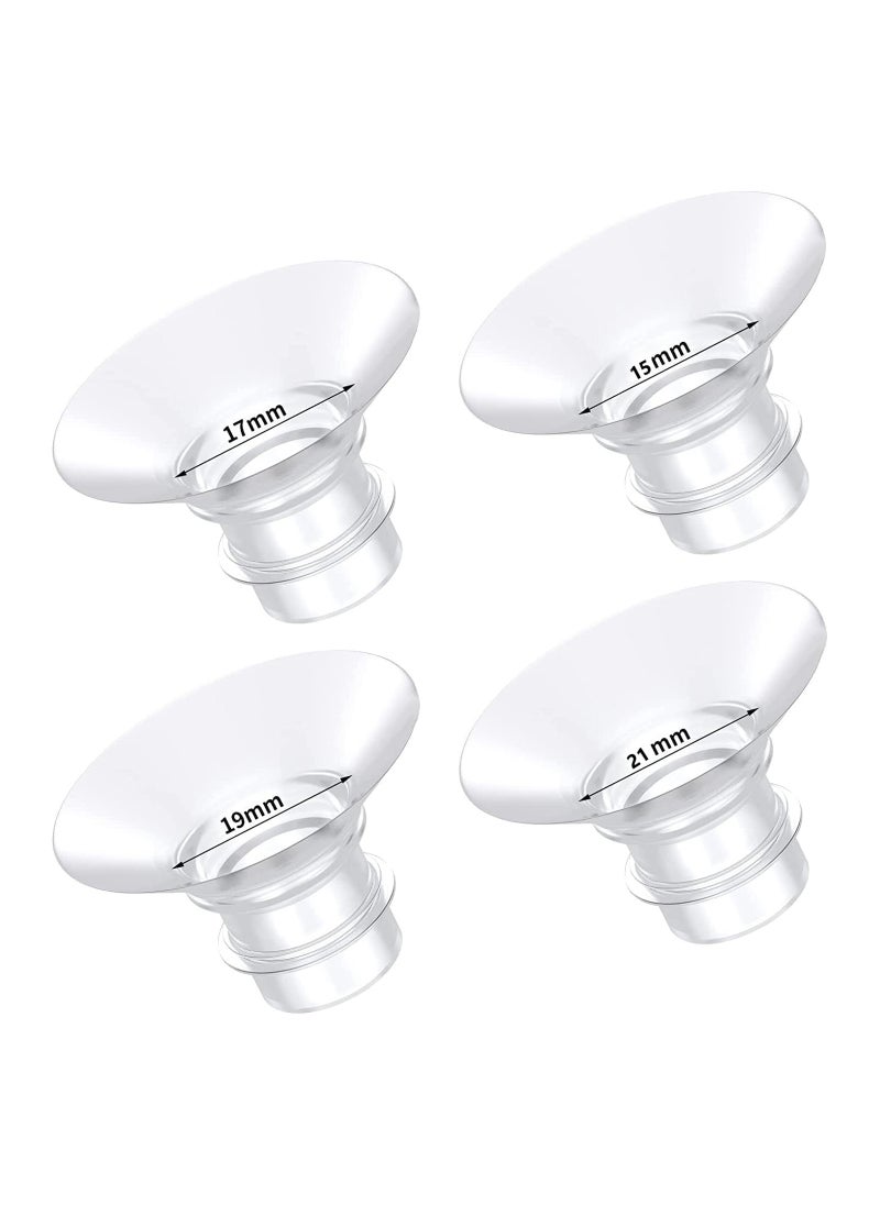 RATSAW Breast Pump Accessory for S9 Pro S12 Pro Breast Pump Pump Parts Replace Wearable Breast Pump Shield to Reduce 24mm Down to 15mm 17mm 19mm 21mm 4 Pack  - Image 2
