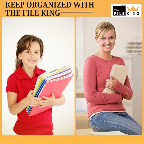 The File King One Divider Pale Green Pressboard Classification File Folder - Letter Size | Box of 10 | Top Tab | 2” Expansion | Four 2-Inch Durable Fastener Prongs | USA Made - Image 5