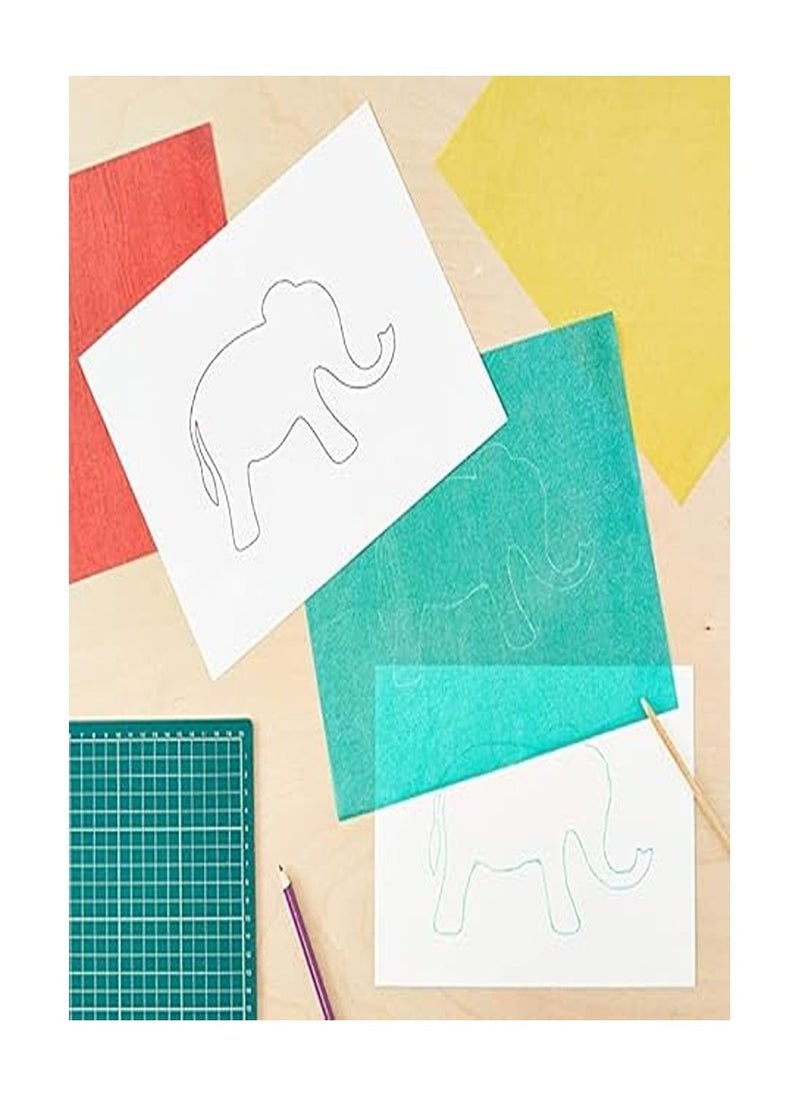 Generic - Canvas and Wood Tracking Sheet for Writing and Drawing with Carbon Paper Sheets 42 * 90 (WHITE) - Image 1