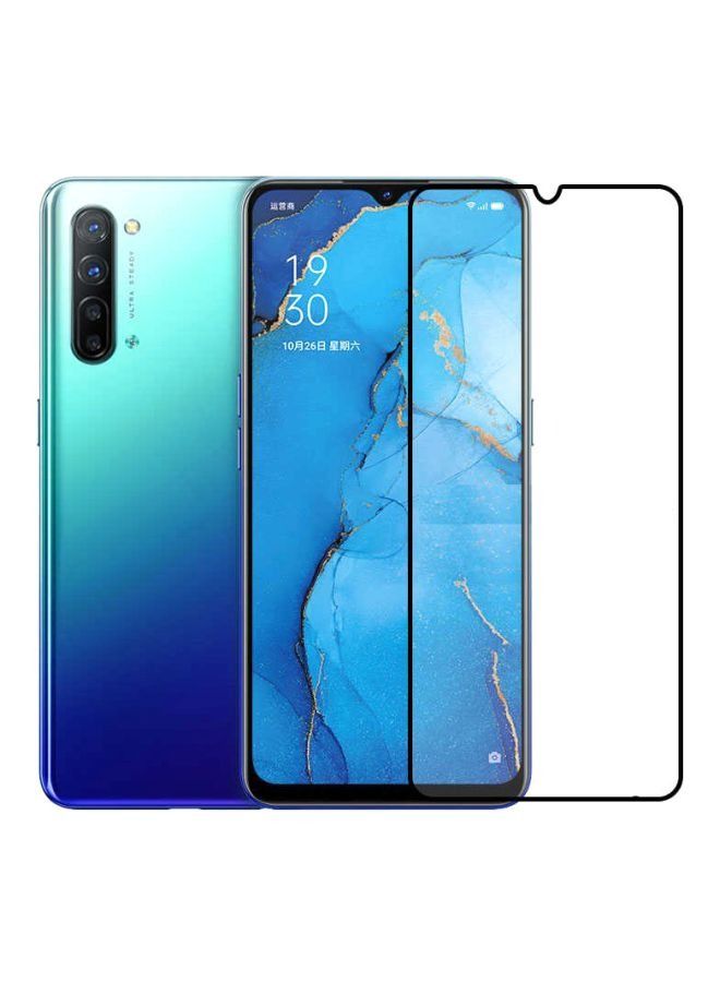 shAyzee Tempered Glass Screen Protector For Oppo Reno3 6.4inch Black/Clear - Image 1