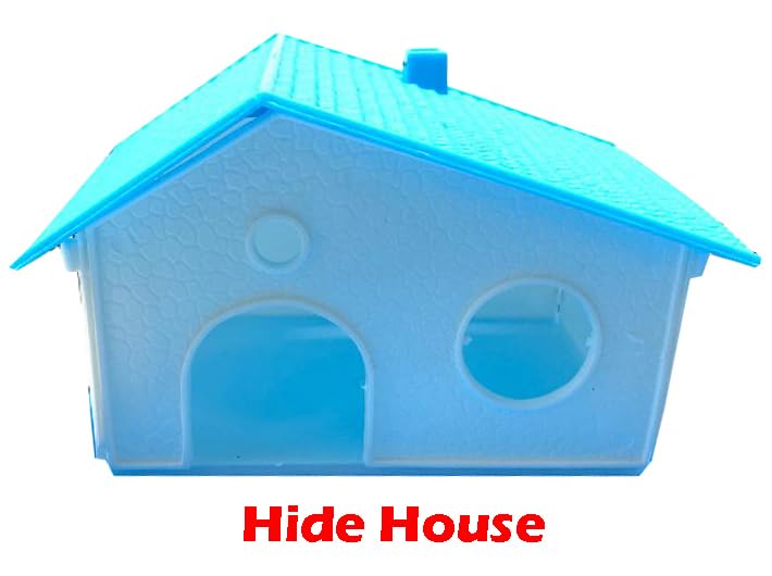 Mcage 5-Floors Large Twin Tower Syrian Hamster Rodent Gerbil Mouse Mice Rat Home Cage with Crossover Tube Tunnel Expansible and Customizable with Hide House Running Wheel Food Dish Water Bottle - Image 5