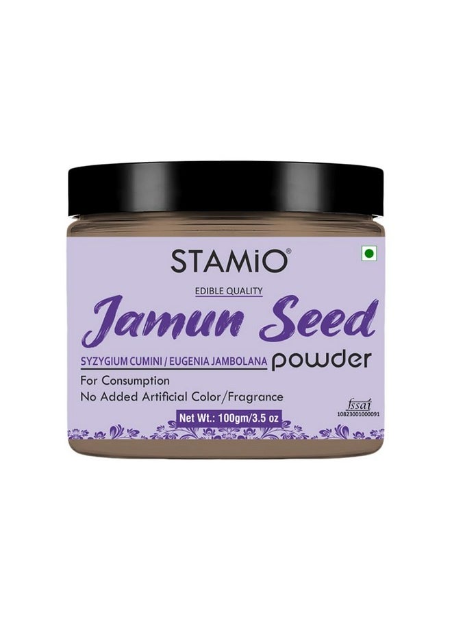 Jamun Seed Powder 100 Gm | Jaamun Ki Guthli | Diabetes | Naaval Pazham | Indian Blackberry | Syzygium Cumini | In Jar 3.53 Oz - pzsku/ZB01A2B1AAA9E544BBCDDZ/45/_/1728312317/3d5d75b8-fab4-4e64-9df6-741f6f56dca5