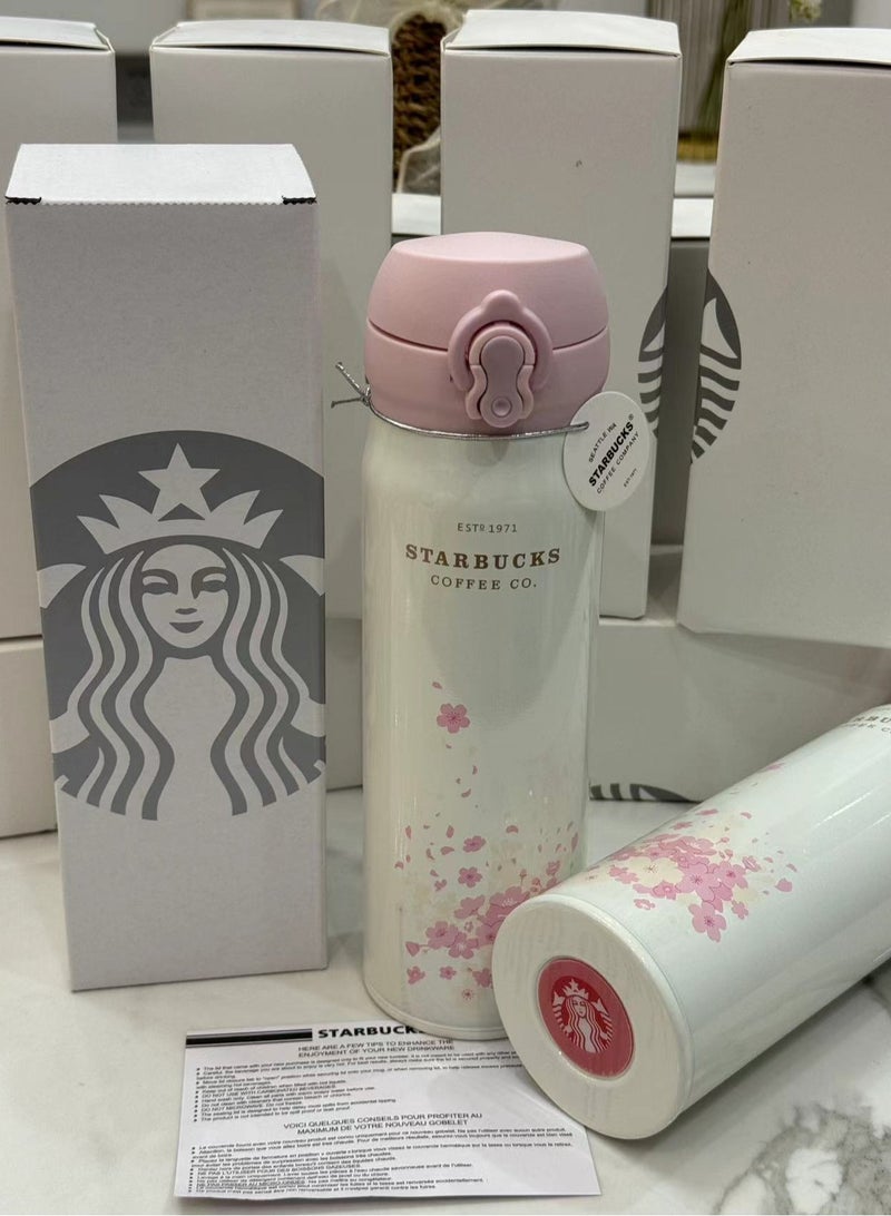 ستاربكس كلاسيك 304 الفولاذ المقاوم للصدأ الترمس ، 500ml التخزين ، 24 ساعة الترمس