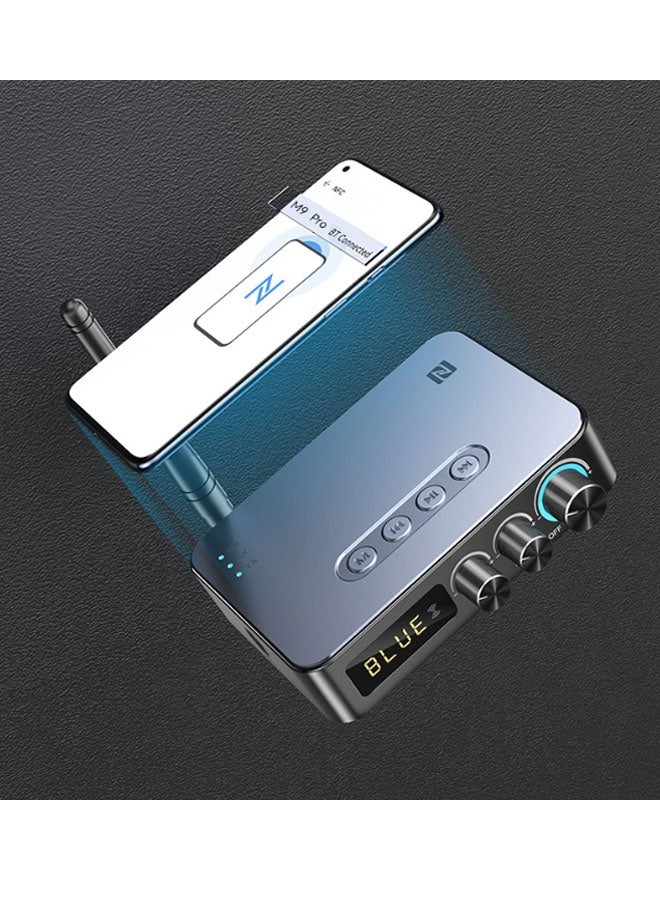 Neutral M9 Pro Bluetooth Adapter, NFC, Wireless Audio Receiver + Transmitter, Suitable for Home/Outdoor/Garage/Ceiling-Mounted/Active Speaker Home Cinema Systems (Black) - Image 4