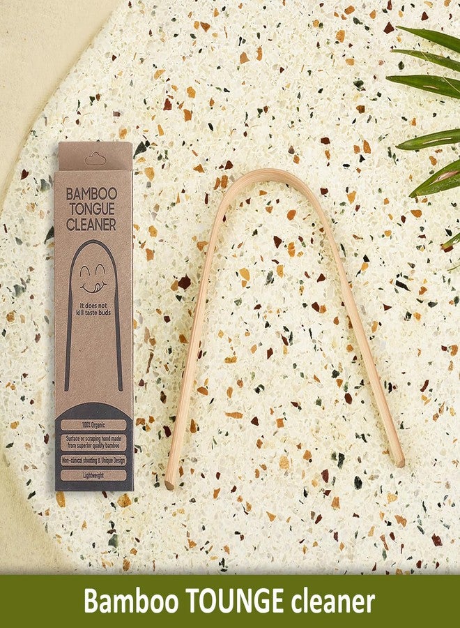 We Herbal Bamboo Tongue Cleaner – Eco-Friendly & Biodegradable, Fresh Breath & Bacteria Removal, Improves Oral Hygiene, Easy-to-Use Dental Care Essential for Adults - Image 4