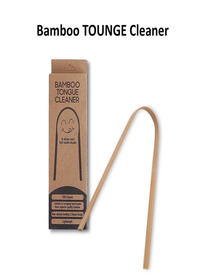 We Herbal Bamboo Tongue Cleaner – Eco-Friendly & Biodegradable, Fresh Breath & Bacteria Removal, Improves Oral Hygiene, Easy-to-Use Dental Care Essential for Adults - Image 3