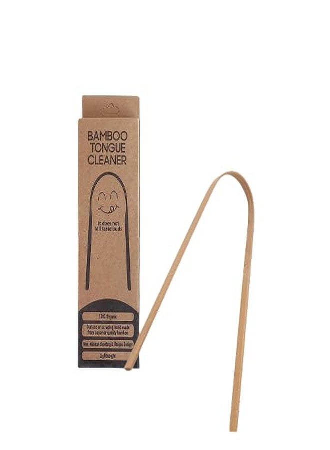 We Herbal Bamboo Tongue Cleaner – Eco-Friendly & Biodegradable, Fresh Breath & Bacteria Removal, Improves Oral Hygiene, Easy-to-Use Dental Care Essential for Adults - Image 1