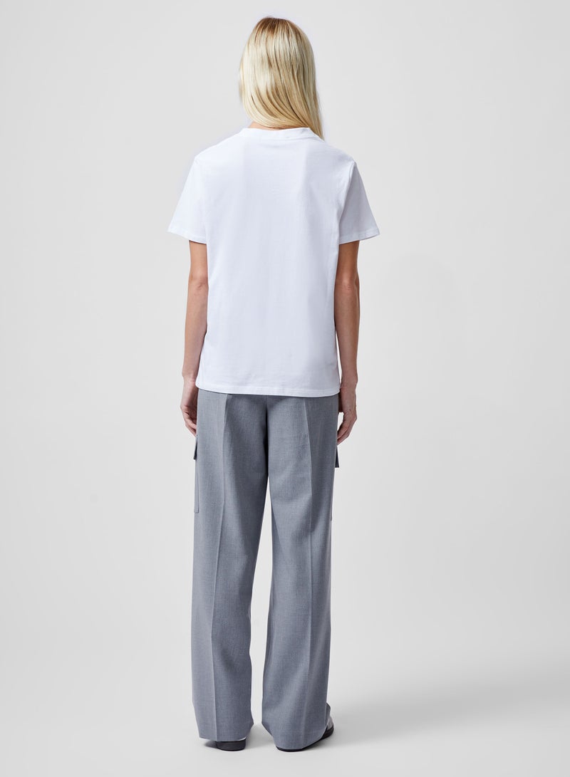 French Connection Printed Regular Cotton Crew Neck T-Shirt - Image 2