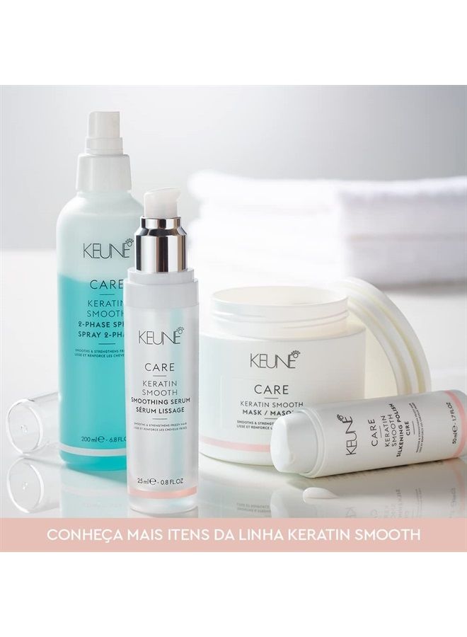 Keune سيروم الشعر المملس بالكيراتين من كير، 0.8 أونصة. - Image 1