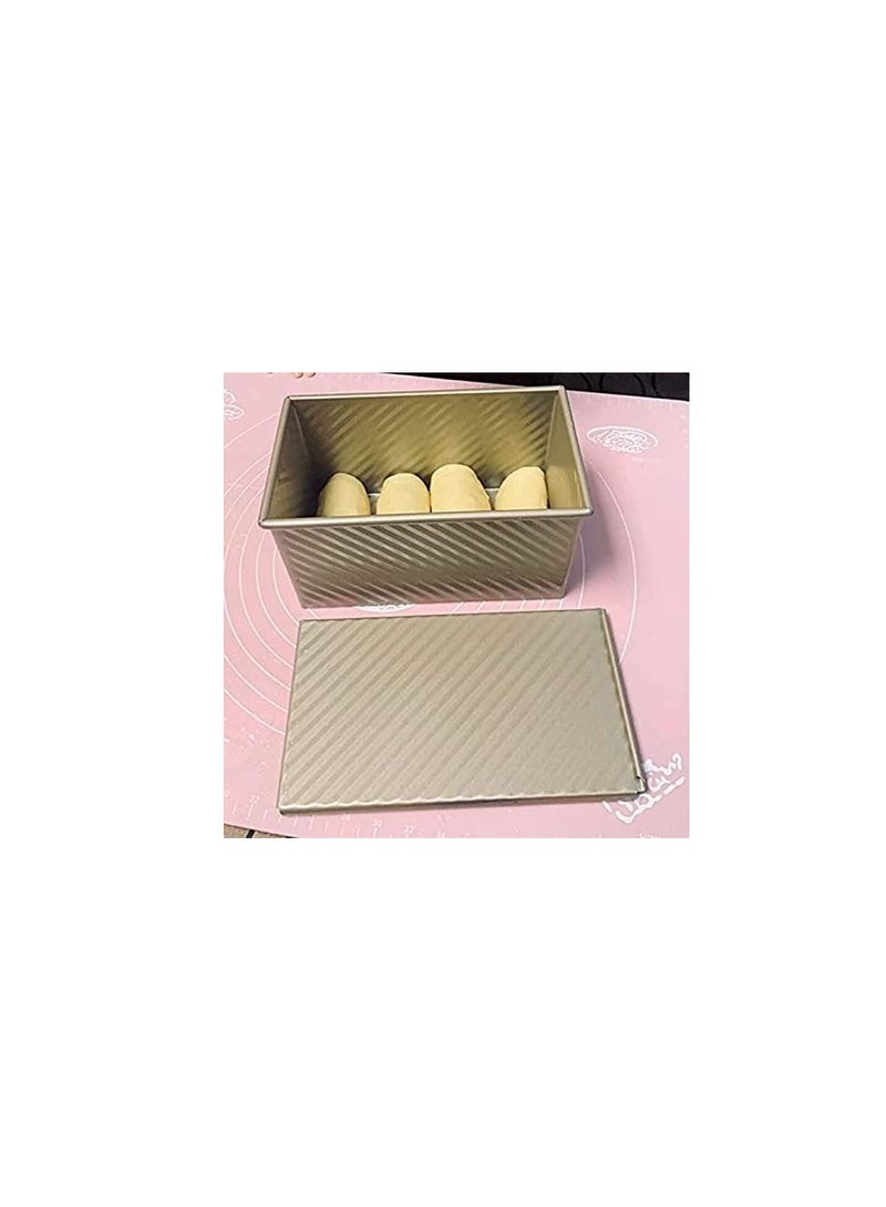 Excefore One Pound Pullman Loaf Pan with Cover - Toxic Free NONSTICK - Organic Environmental Friendly Premium Coating – Durable Quality - 1 X Covered Pullman Loaf Pan - BAKEWARE - Image 3