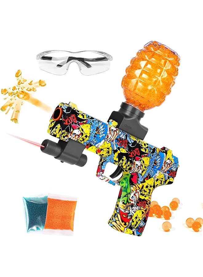 PROMASS Ball Blaster Gun with 20000 Gel Balls Full Auto Gel Ball BlasterEco-Friendly Gel Ball for Fun Backyard Battles by Boys and Girls - Image 1