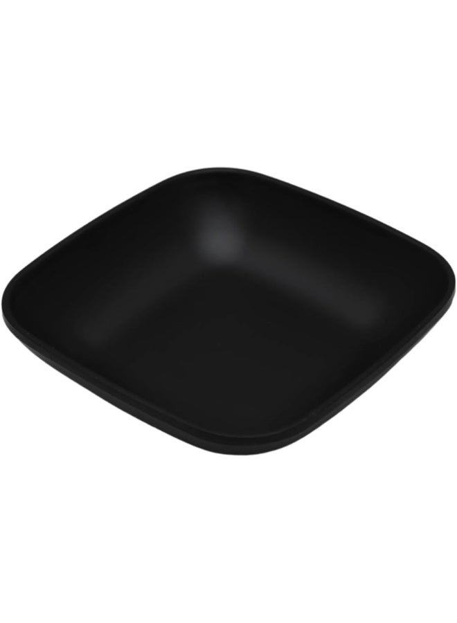 DINEWELL DINEWELL MELAMINE MATT SQUARE SAUCE DISH BLACK  - Image 3