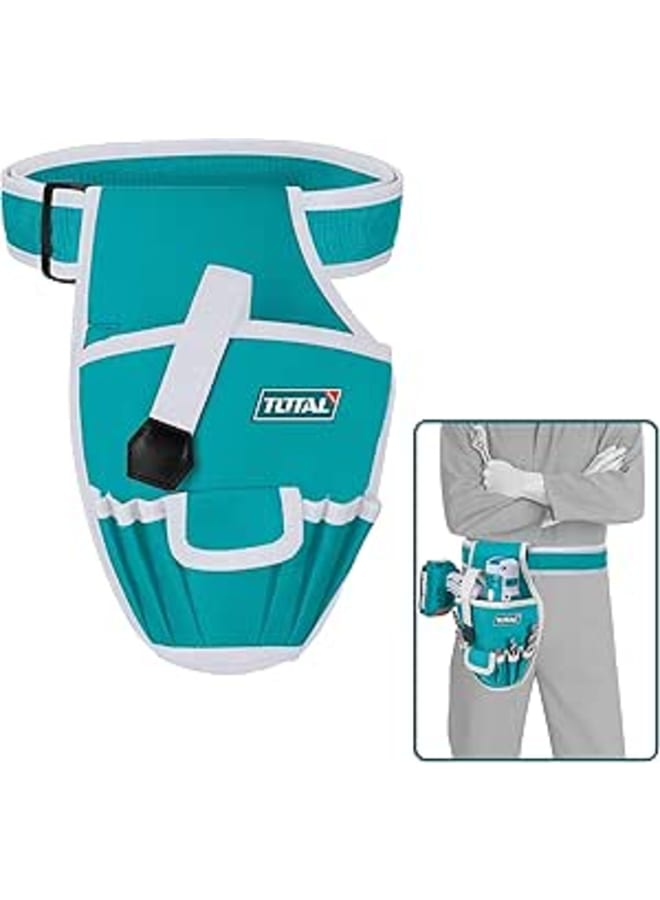 توتال حقيبة مثقاب من البوليستر 600D مع حزام، طول 290 مم × عرض 190 مم