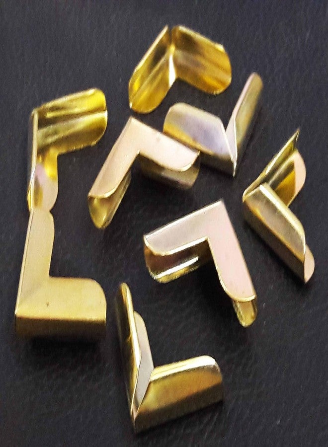 Tia زاوية تيا، حواف مزخرفة، واقي حواف للمحافظ، حقائب اليد، الحقائب، قوائم الطعام، الألبومات، الكتب والأعمال اليدوية - (زوايا ذهبية رفيعة - 8 قطع) - Image 5
