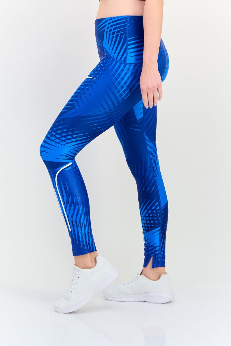 Nike Women Tight Fit Running 7/8 Leggings, Blue - Image 2
