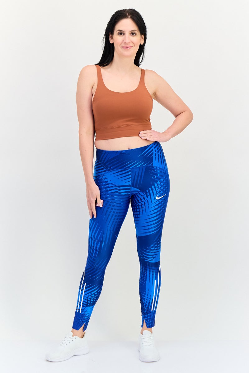 Nike Women Tight Fit Running 7/8 Leggings, Blue - Image 4