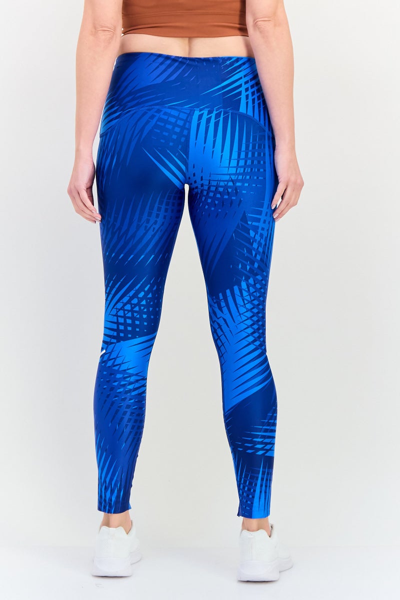 Nike Women Tight Fit Running 7/8 Leggings, Blue - Image 3