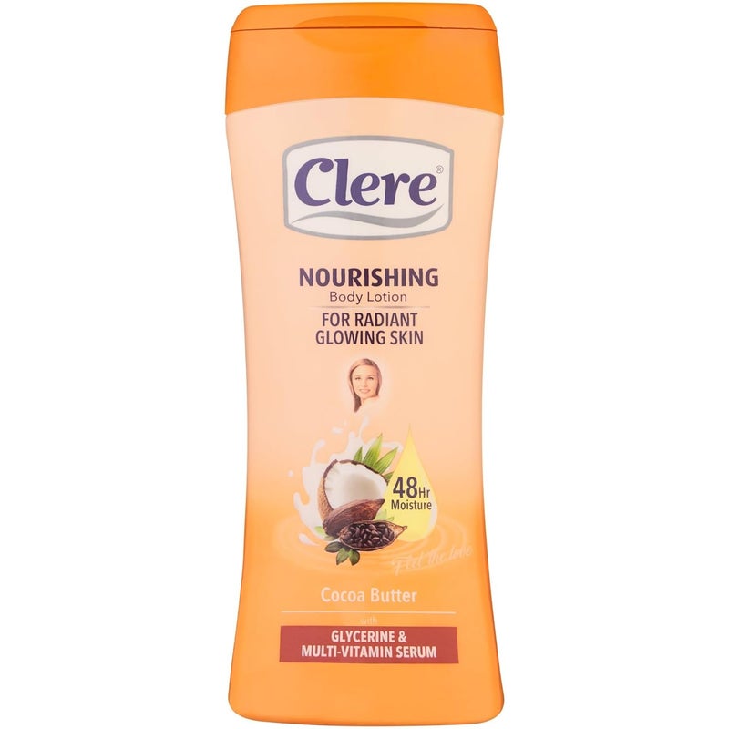 CLERE Hand and Body Lotion Nourishing Cocoa Butter 400 ml