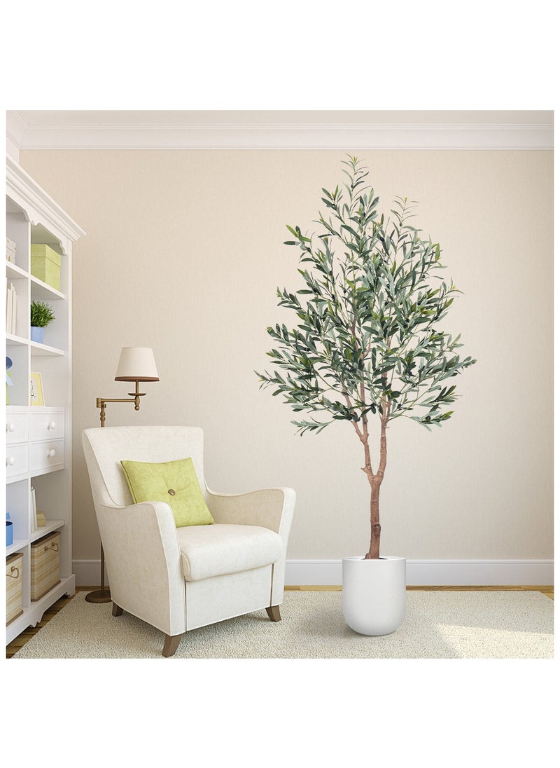 XICEN Artificial Olive Trees Plant, 1.5M Olive Tree with Lifelike Olive Branches and Fruits for Indoor & Outdoor Decor, Home, Office, Garden, and Housewarming Gifts  - Image 3