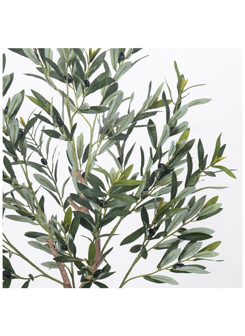 XICEN Artificial Olive Trees Plant, 1.5M Olive Tree with Lifelike Olive Branches and Fruits for Indoor & Outdoor Decor, Home, Office, Garden, and Housewarming Gifts  - Image 5