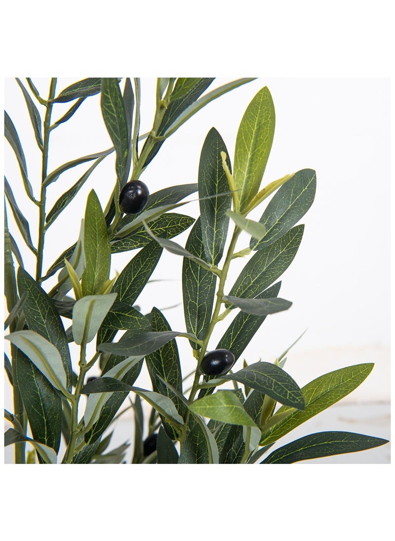 XICEN Artificial Olive Trees Plant, 1.5M Olive Tree with Lifelike Olive Branches and Fruits for Indoor & Outdoor Decor, Home, Office, Garden, and Housewarming Gifts  - Image 4