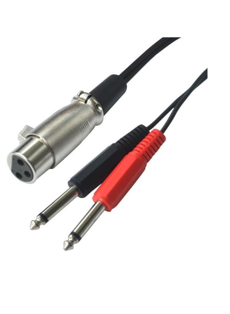 Keendex kx2178 xlr female to dual male cable - Image 1