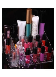 NIBEMINENT Makeup 24 Lipstick Gloss Cosmetic Storage Display Stand Holder Rack Organizer Purple  - Image 2