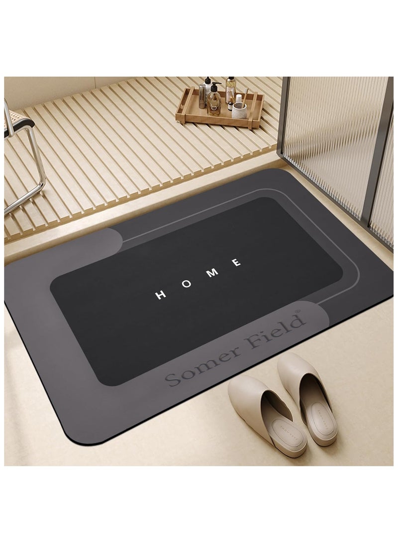 Somerfield Somer Field - Bath Mats, Anti-Slip Bathroom Floor Mats and Quick Dry Bath Rug, Super Absorbent Bathtub Mat with Non-Slip, Thickened, Soft, Easier Clean Carpet - Best Buy (40 X 60 Cm, Rectangular) - Image 1