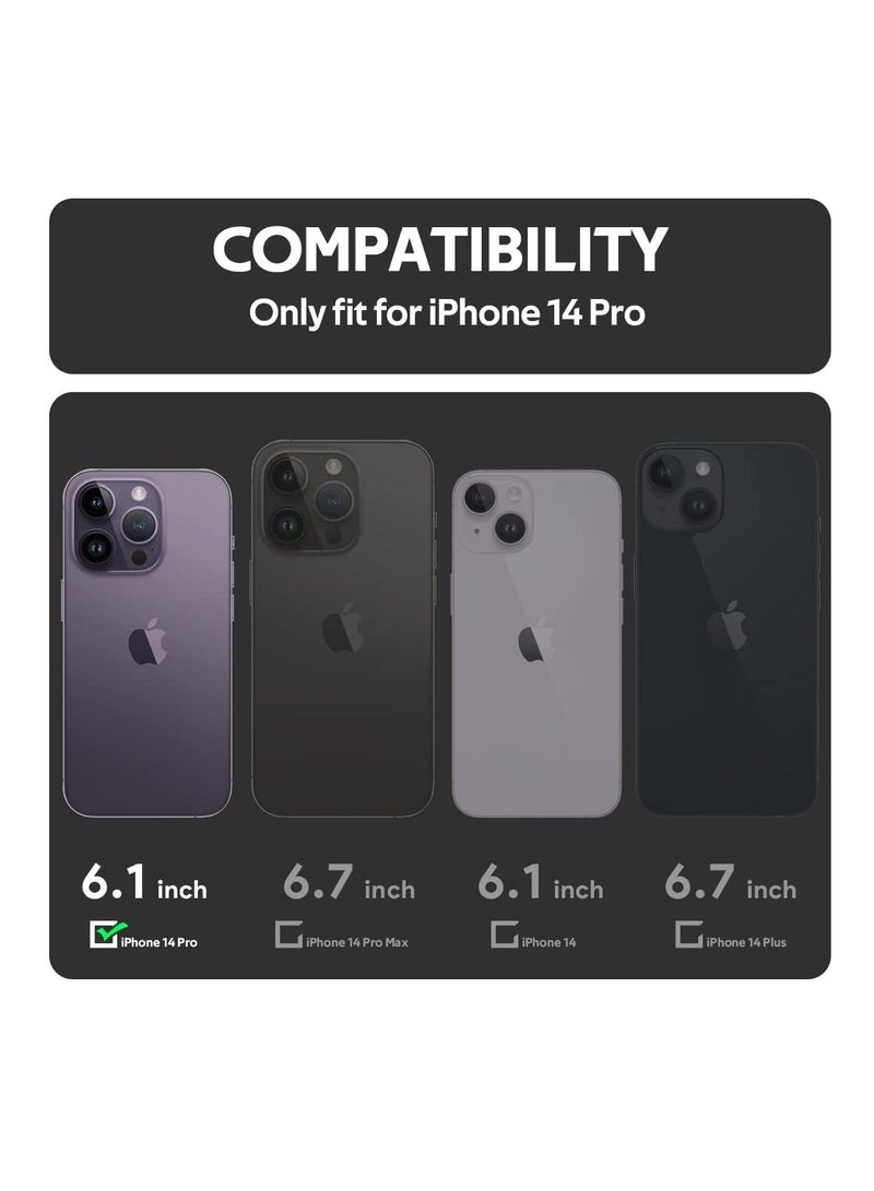 DUSALA iPhone 14 Pro Case Clear, Ultra [Slim Thin] Flexible Clear TPU Scratch Resistant Gel Rubber Soft Silicone Protective Case Cover for iPhone 14 Pro 6.1-inch - Image 2