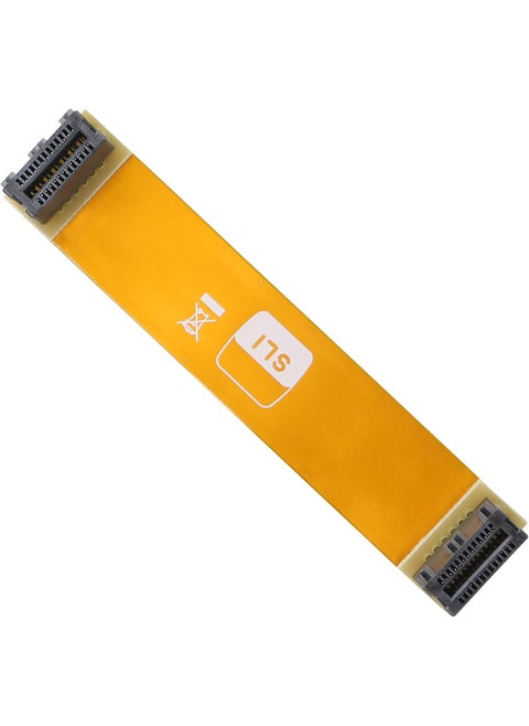 GELRHONR SLI Bridge 2 Way10cm 26pin Flexible Graphic Card PCIe Connection Cable for Dual Nvidia GPUs Graphic Card Crossfire Interconnect  N Card