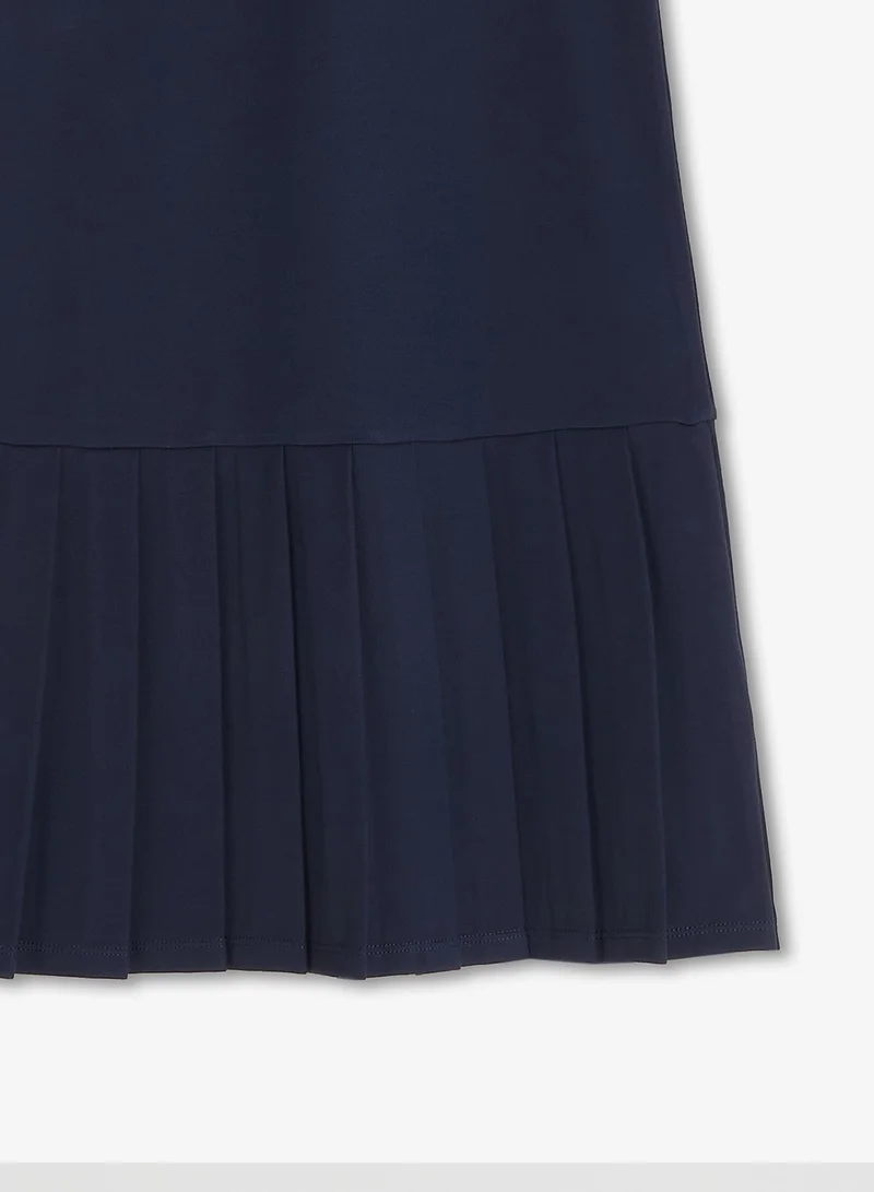 Guess Suiting Blue Kids Punto Milano Short Sleeve Polo Dress for Women | Best Price UAE