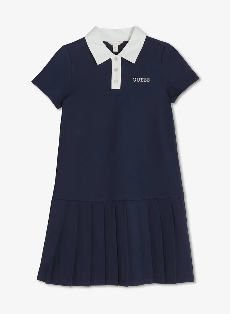 Guess Kids Punto Milano Short Sleeve Polo Dress