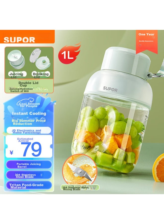 Supor Valentine's Day Gift, Juicer Cup, Portable Juicer, Wireless Charging Juice Maker, Outdoor Travel Cup, Small Rice Paste Mixer, Jc500 - Image 1