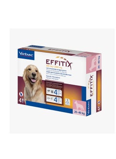 Virbac VIRBAC | Effitix Spot On solution For Medium Dog To control infestations of ticks, fleas, mosquitoes and sandflies (20-40 kg) | 1 Dose  - Image 1
