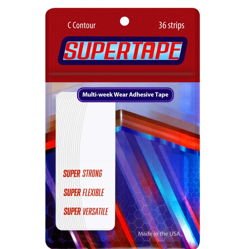 SuperTape Contour  C  shape 36pcs 1pack double side adhesive