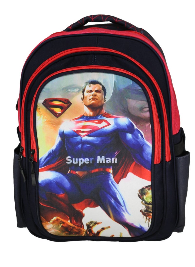 Gharibo Bags - School backpack model 10 SuperMan - Image 1