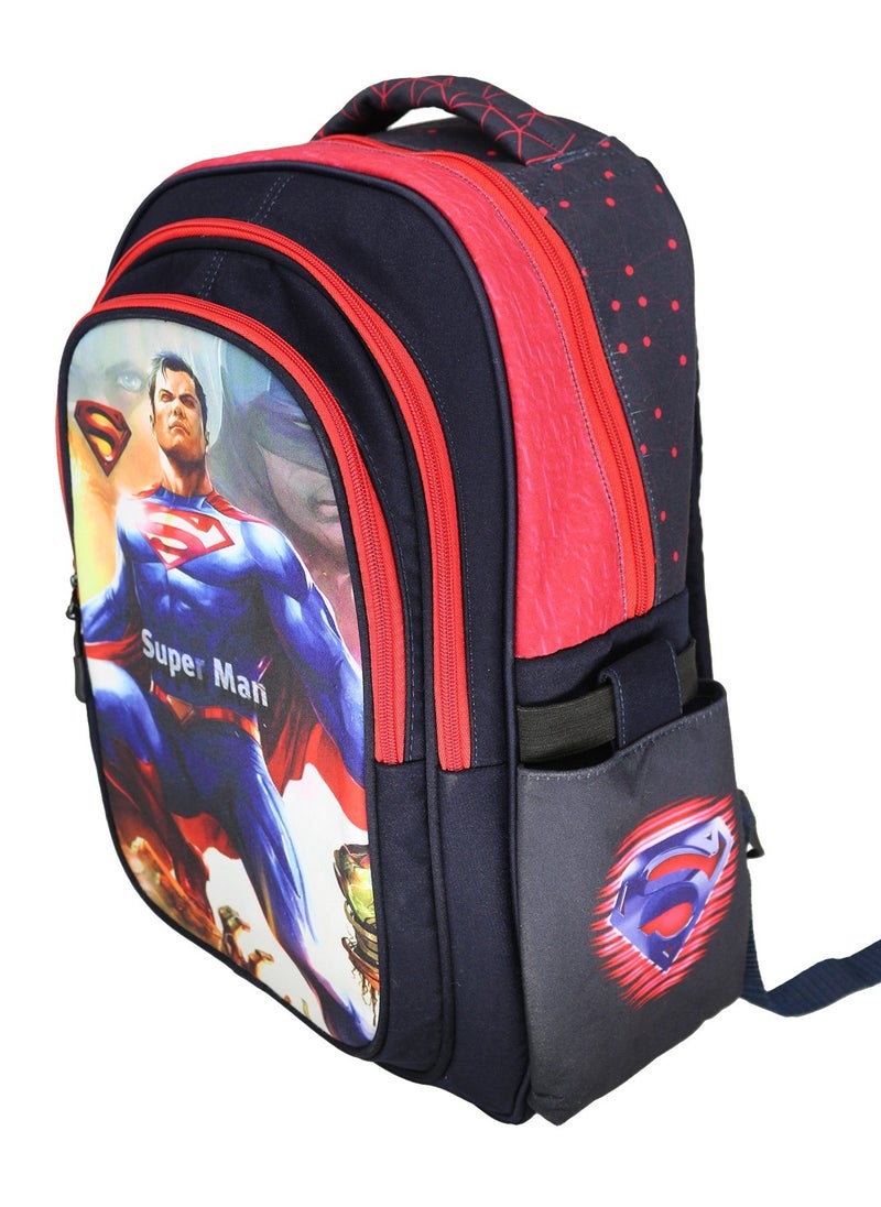 Gharibo Bags - School backpack model 10 SuperMan - Image 1