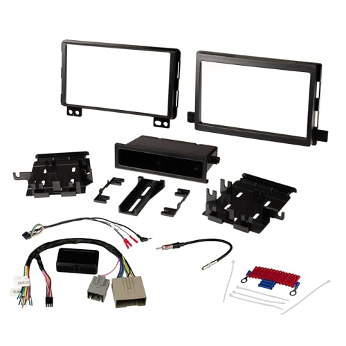 SCOSCHE FD0514DDCS Double DIN Premium Installation Solution and Interface Compatible with 2005-14 Ford, Lincoln or Mercury Vehicles - Image 1