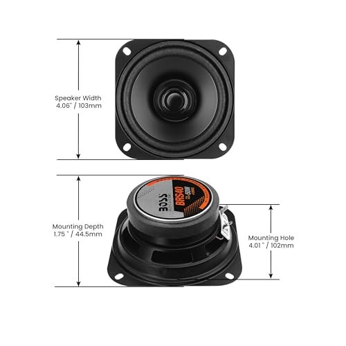 BOSS AUDIO SYSTEMS BOSS AUDIO BRS40 Replacement Speaker 4" 50-watt Full Range Speaker - Image 5