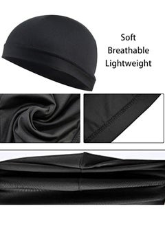 GUSGU Sweat Wicking Beanie Cap 6 Pieces Cooling Skull Cap Bandana Head Wrap Summer Caps for Women Men Outdoor Activities  - Image 2