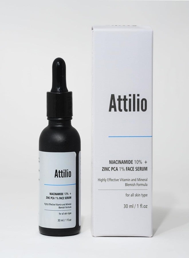 أتيليو سيروم الوجه أتيليو® نياسيناميد 10% + زنك PCA 1% - تركيبة للتحكم في الزيوت، والحد من حب الشباب والشوائب - يصغر المسام، وينظم إفراز الدهون، ويمنح البشرة إشراقة - مناسب لجميع أنواع البشرة - 30 مل - Image 3