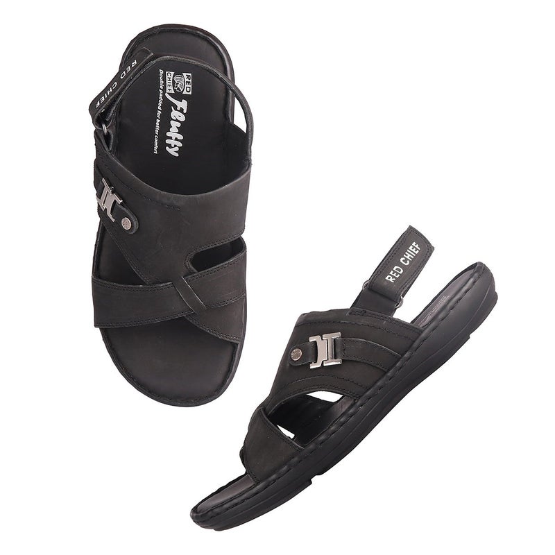 Red Chief Black Sandal Formal For Men |RC3790 - Image 2
